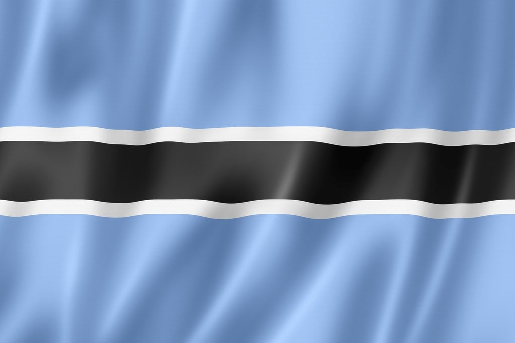 Country Flag 3x5 Botswana