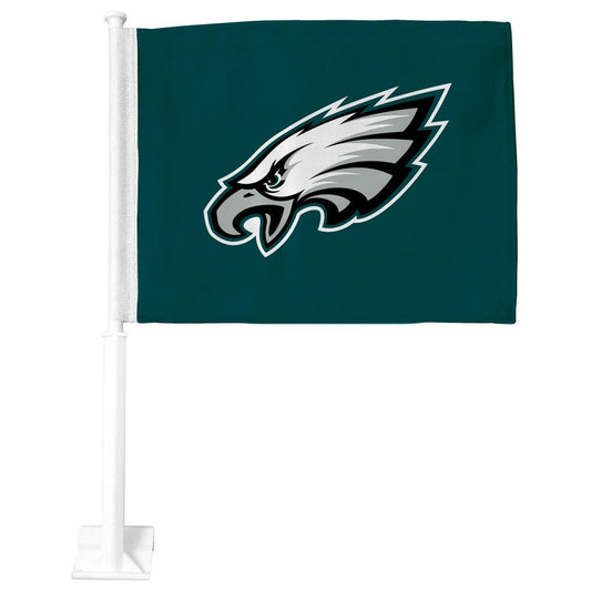 NFL Car Flag 11x15 Logo Eagles
