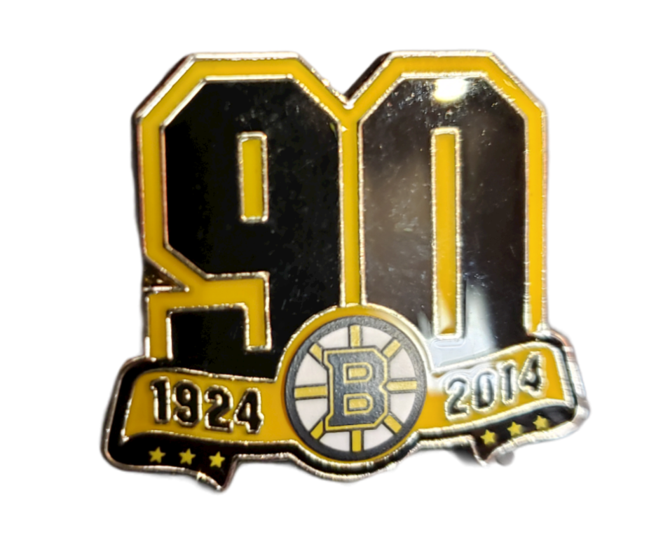 NHL Lapel Pin 90th Anniversary Bruins