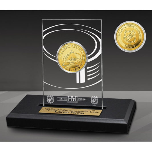 NHL Collector Coin Etched Acrylic Desktop Avalanche