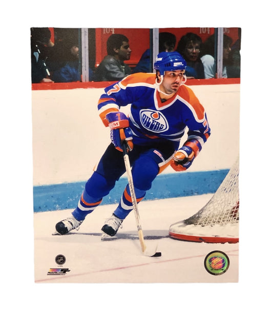 NHL 8x10 Vintage Player Photograph Paul Coffey Oilers