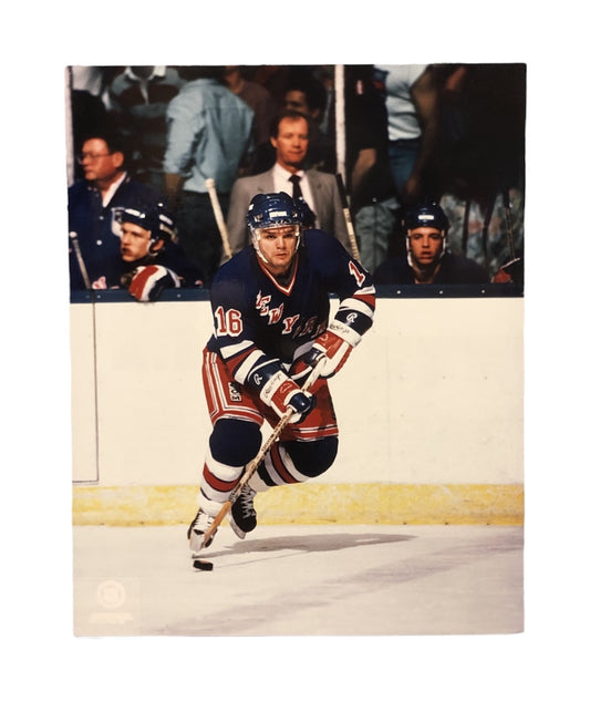 NHL 8x10 Vintage Player Photograph Marcel Dionne Rangers