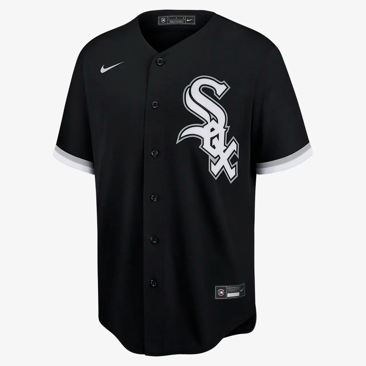 Blank white sox outlet jersey