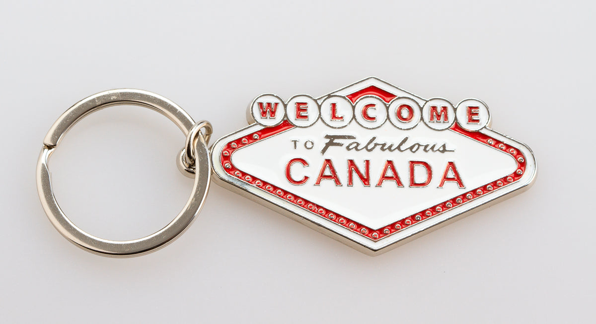 Country Keychain Welcome to Fabulous Canada