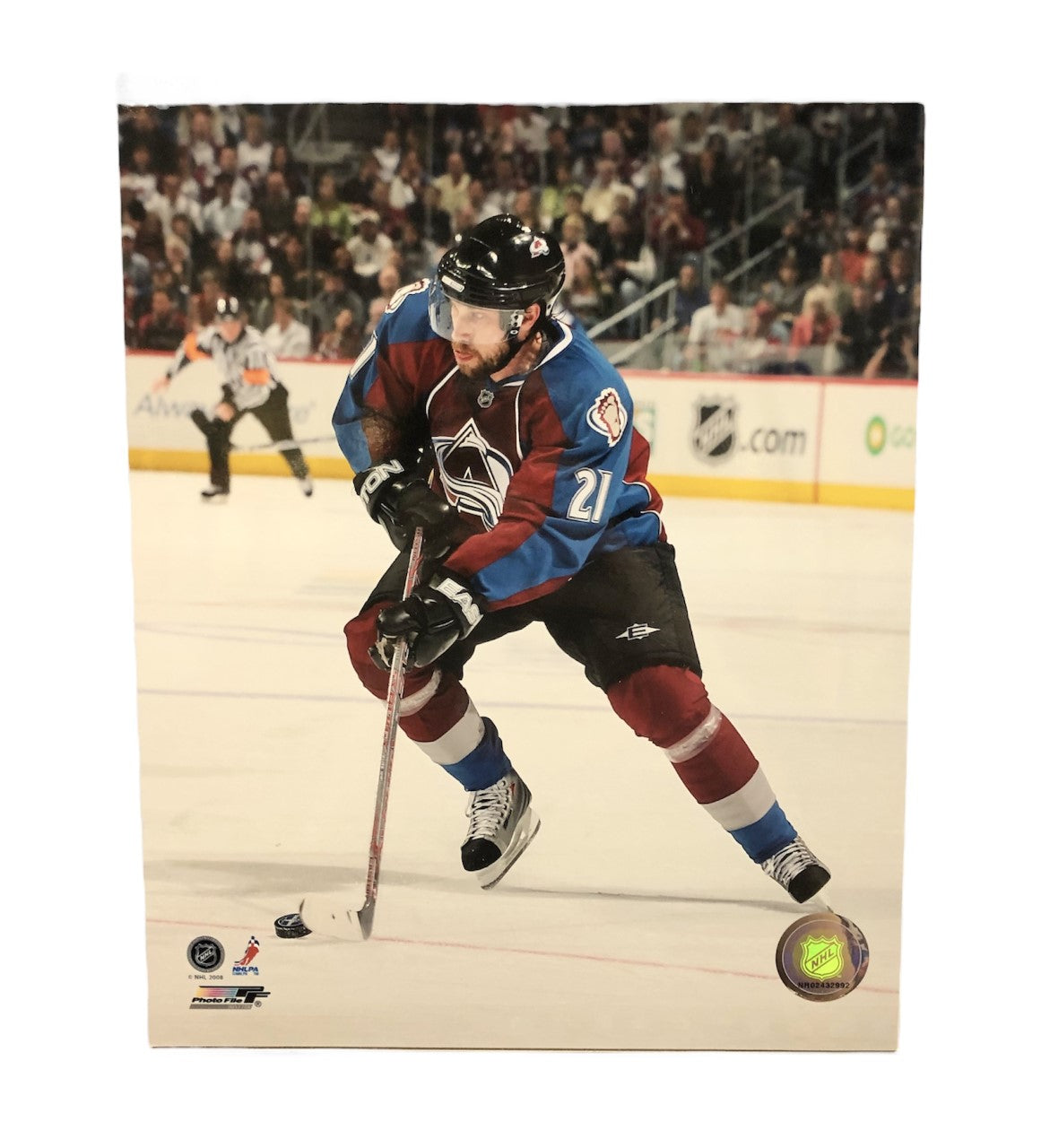 NHL 8X10 Vintage Player Photograph Peter Forsberg Avalanche
