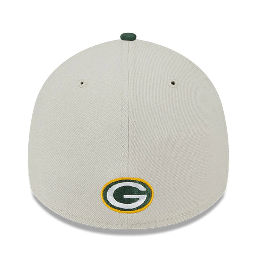 NFL Hat 3930 Draft 2023 Beige Packers