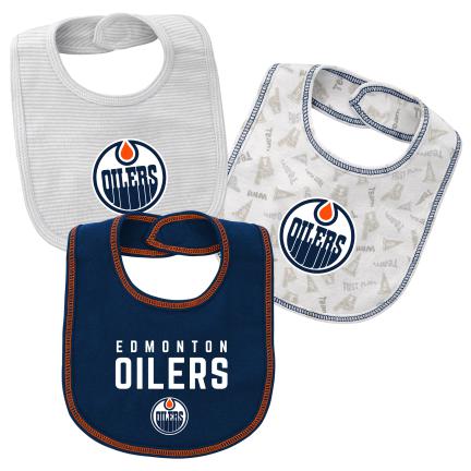 NHL 3pc Bib Set Fan Base Oilers