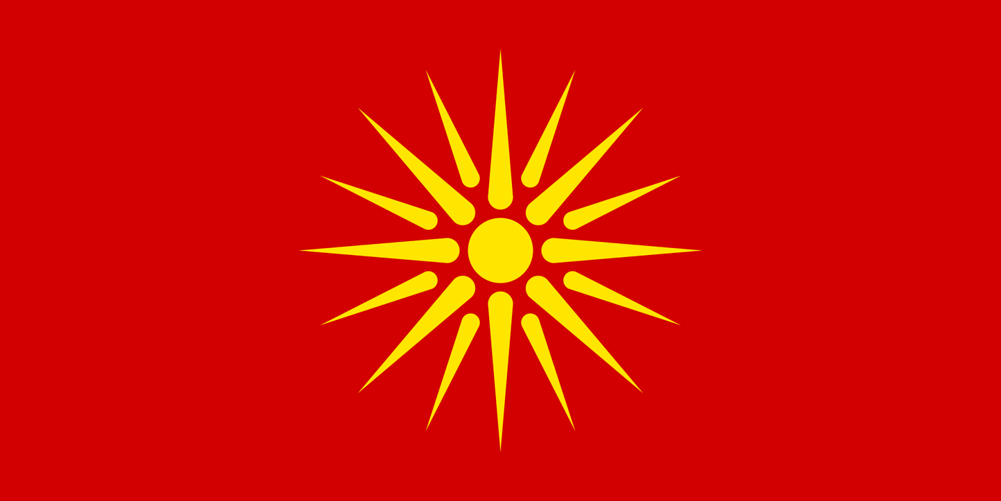 Country Flag 3x5 Macedonia (1992-1995)