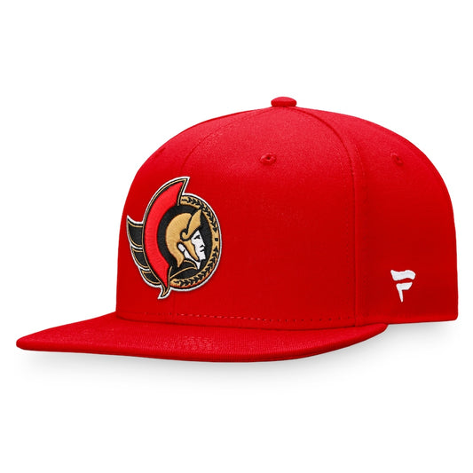 NHL Core Primary Logo Fitted Hat Senators (Red)