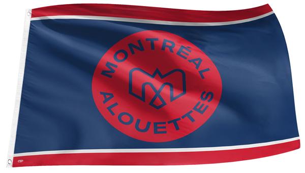 CFL Flag 3x5 Alouettes