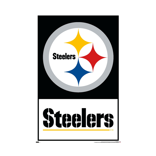NFL Wall Poster Logo Steelers