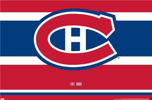 NHL Wall Poster Logo Canadiens