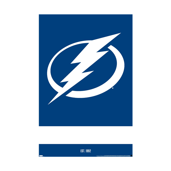 NHL Wall Poster Logo Lightning