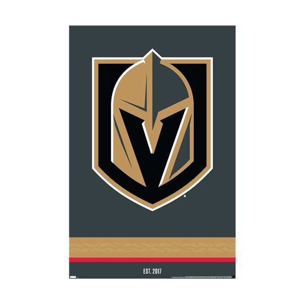 NHL Wall Poster Logo Golden Knights