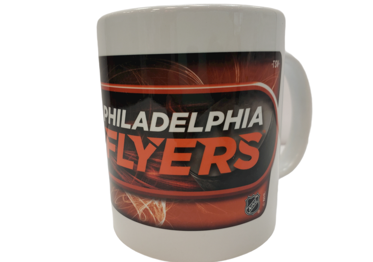 NHL Coffee Mug Subl. 11 Oz C-Handle White Flyers