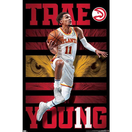 NBA Player Wall Poster Trae Young Hawks