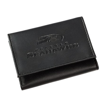 NFL Wallet Leather Tri-Fold Seahawks (Black)