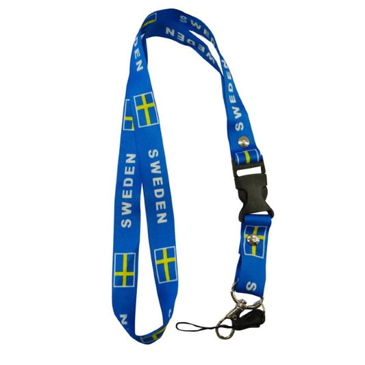 Country Lanyard Sweden (Royal Blue)
