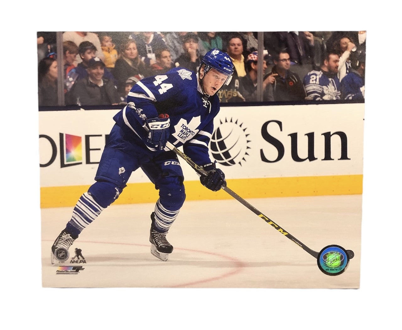 NHL 8x10 Player Photograph Vertical Morgan Rielly Maple Leafs