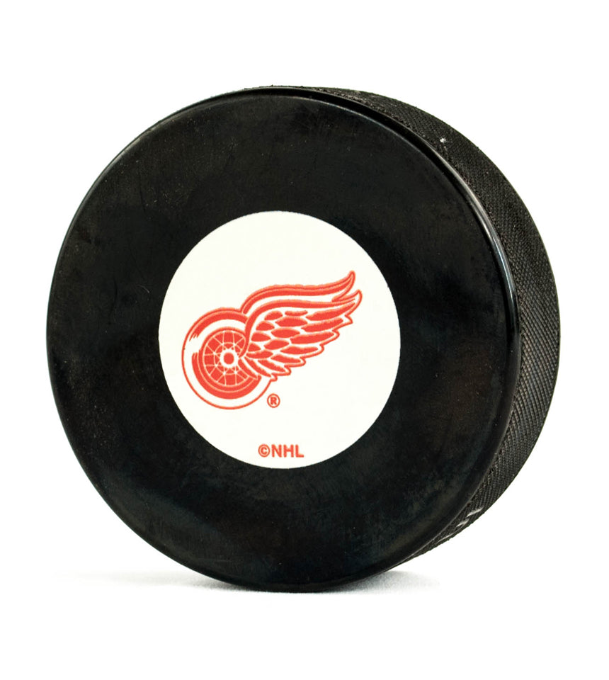 NHL Puck Original Six Red Wings