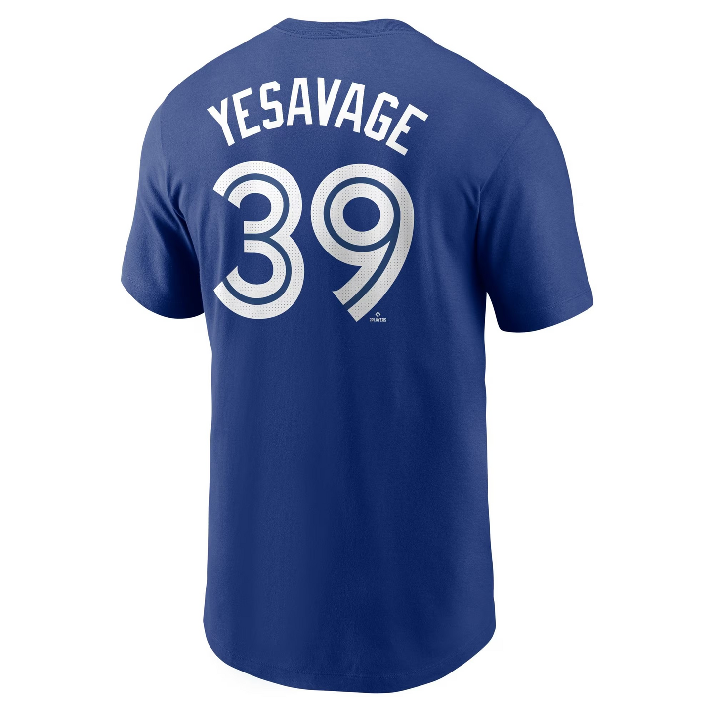 MLB Player T-Shirt Name And Number Home Trey Yesavage Blue Jays
