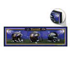 NFL Wood Sign 9"x 30" Ravens