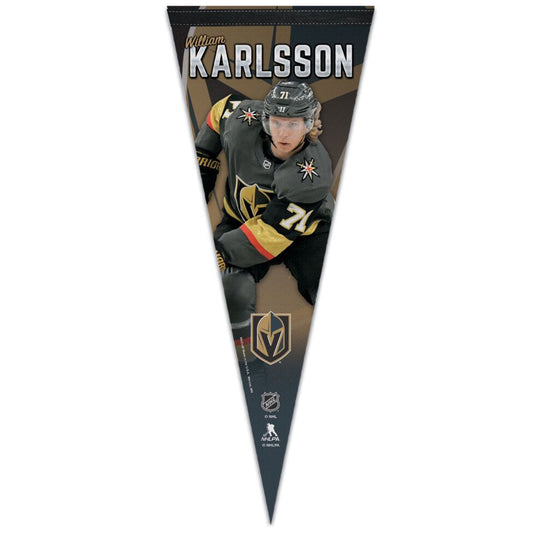 NHL Player Felt Pennant William Karlsson Golden Knights