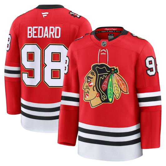 NHL Player Premium Jersey 2025-26 Centennial Home Connor Bedard Blackhawks