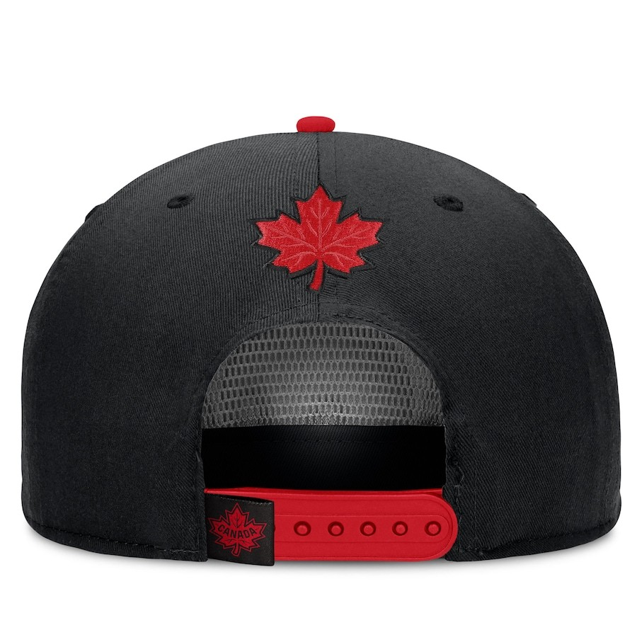 NHL Hat Snapback Black/Red Rope 4 Nations Face-Off Team Canada