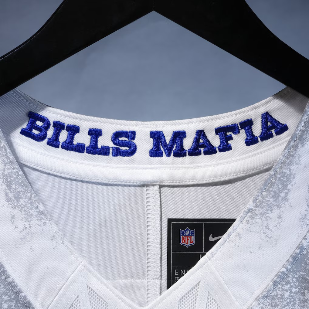 NFL Player F.U.S.E. Limited Jersey White 2025 Rivalries Collection Josh Allen Bills