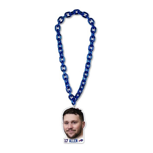 NFL Big Chain Player Necklace Josh Allen Bills