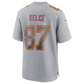 NFL Player Game Jersey Grey Atmosphere Travis Kelce Chiefs