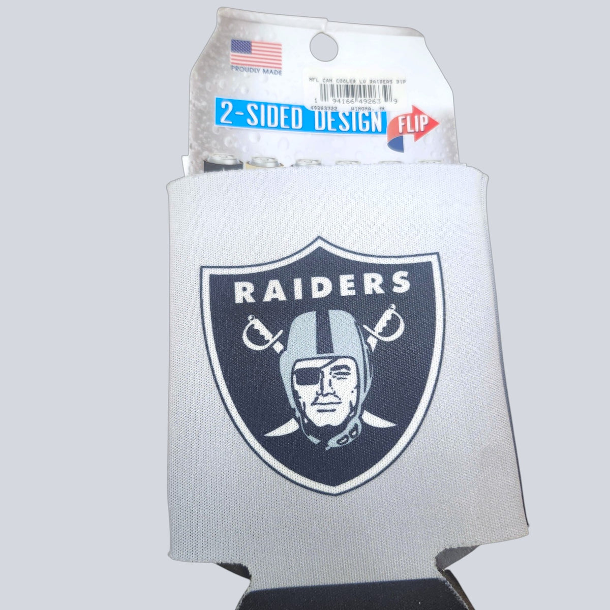 NFL Can Cooler Raiders Logo