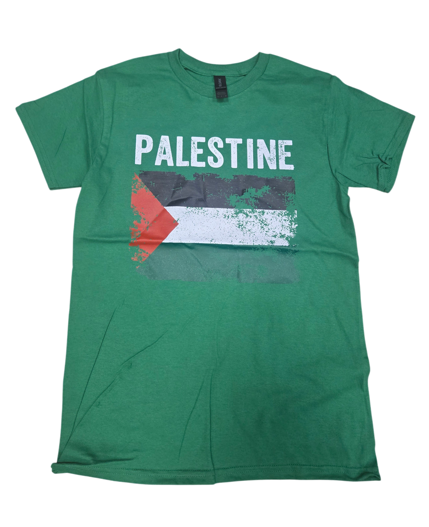 Country T-Shirt Distressed Flag Palestine