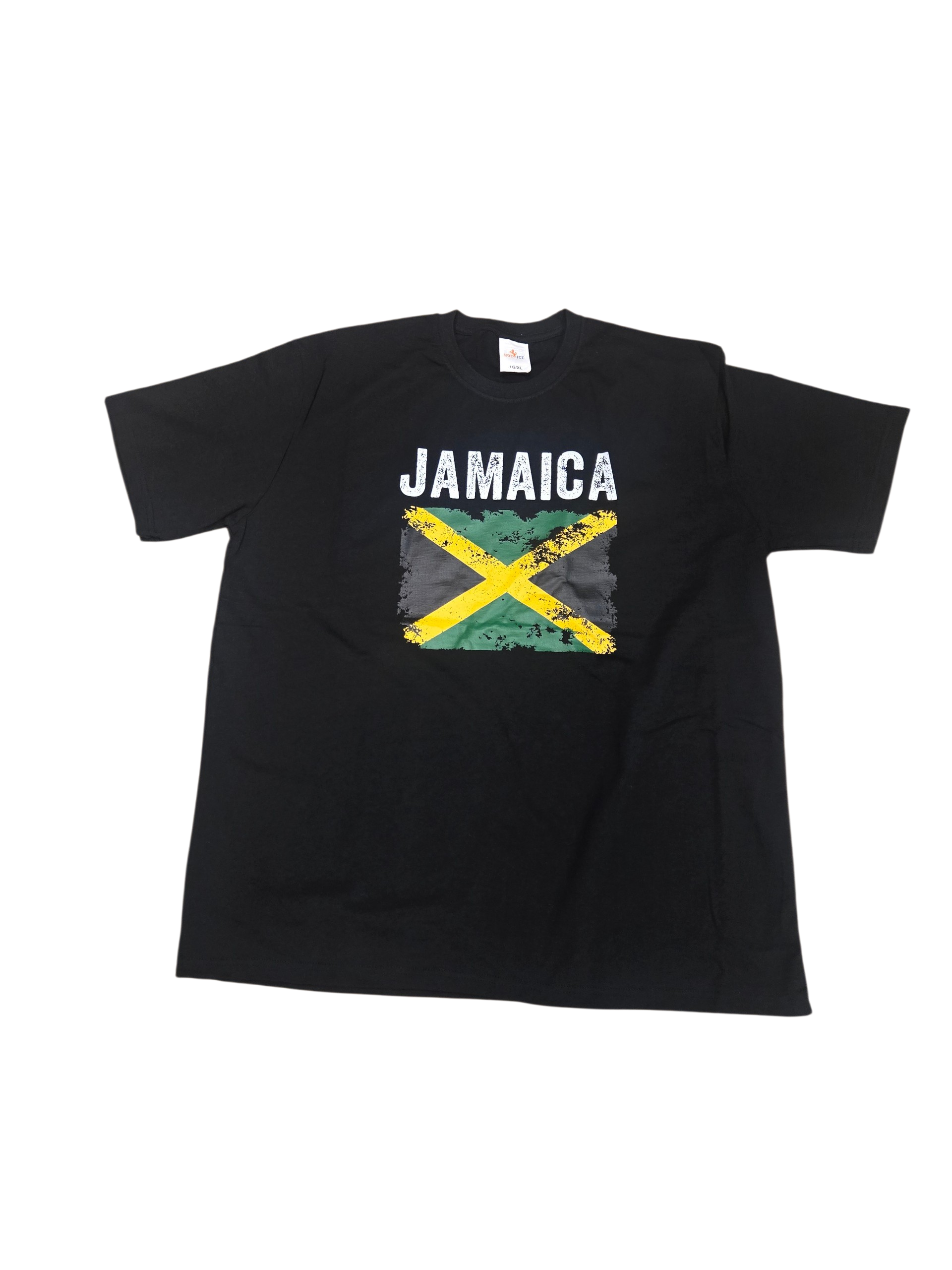 Country T-Shirt Distressed Flag Jamaica