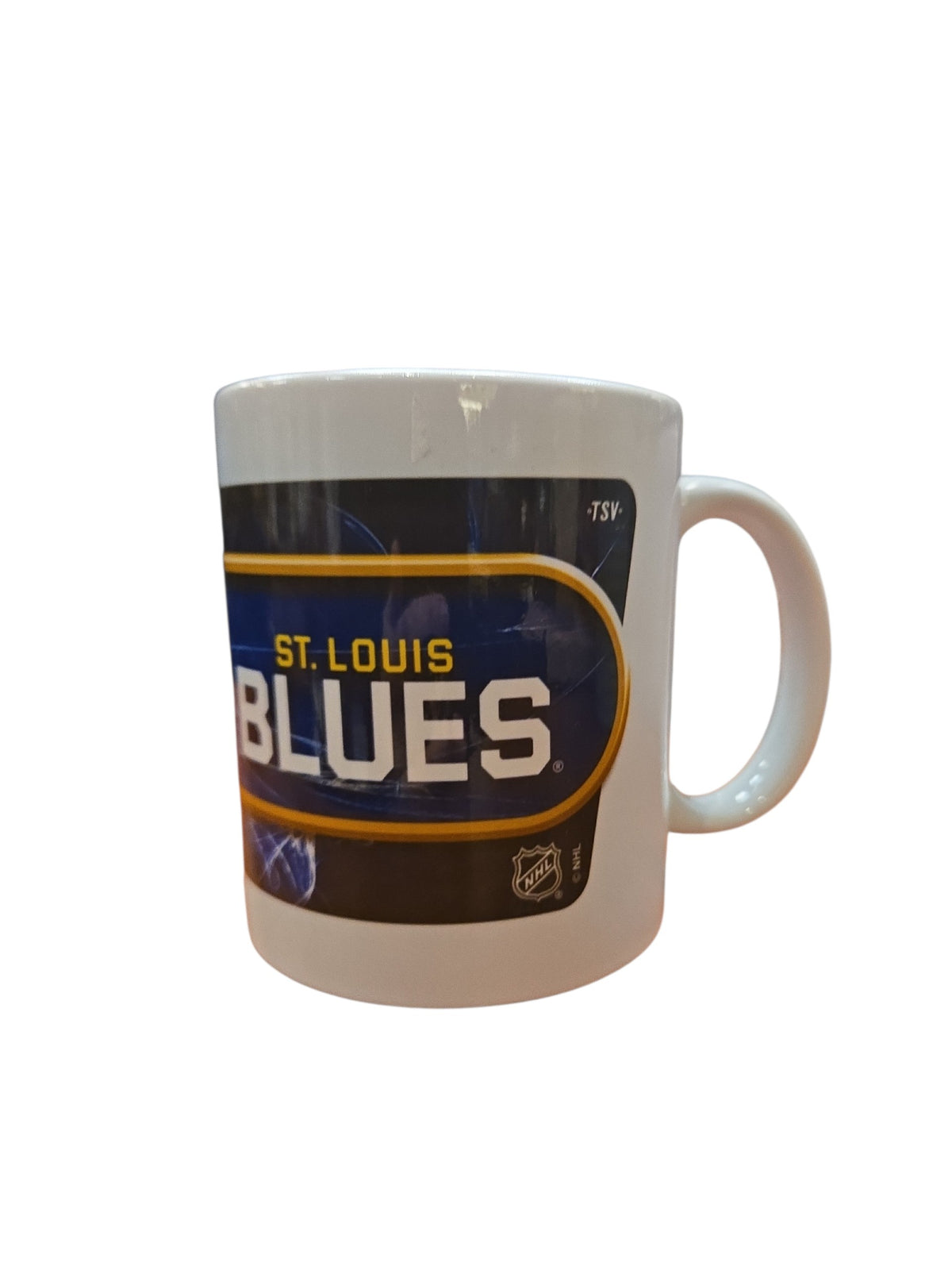 NHL Coffee Mug Subl. 11 Oz C-Handle White Blues