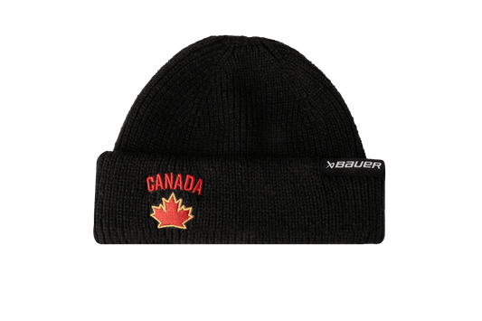 Hockey Canada Knit Hat Cuffed Fisherman Beanie Team Canada