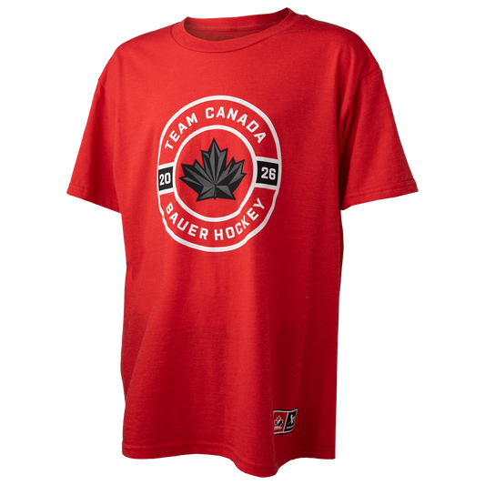 Hockey Canada Youth T-Shirt Red Graphic 2025/2026 Team Canada