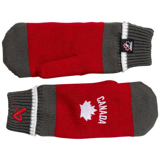 Hockey Canada Knit Mittens Team Canada