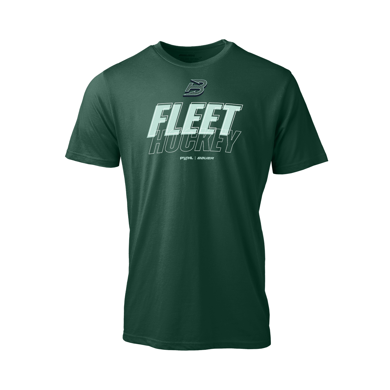 PWHL T-Shirt Team Color Graphic Boston Fleet
