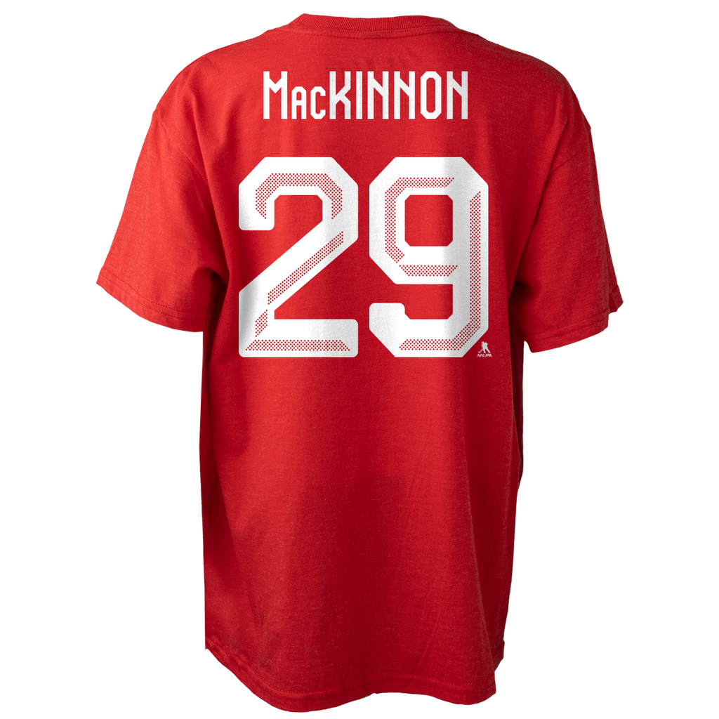 Hockey Canada Youth Player T-Shirt Nathan MacKinnon Canada Men's National Ice Hockey Team 2026