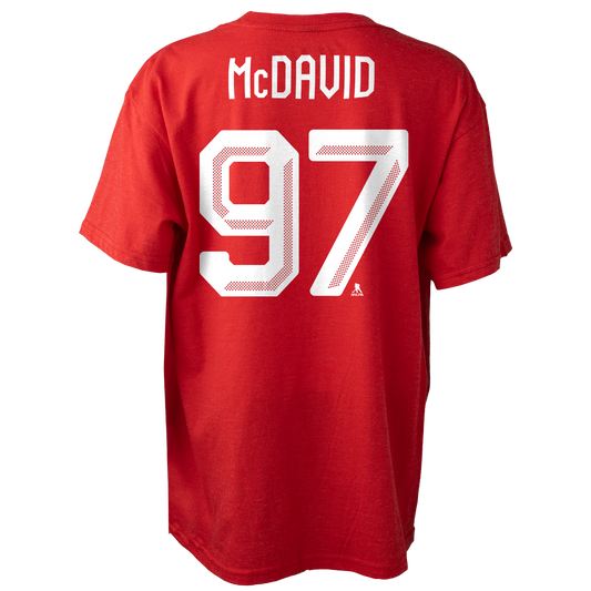 Hockey Canada Player T-Shirt Connor McDavid Canada Men's National Ice Hockey Team 2026