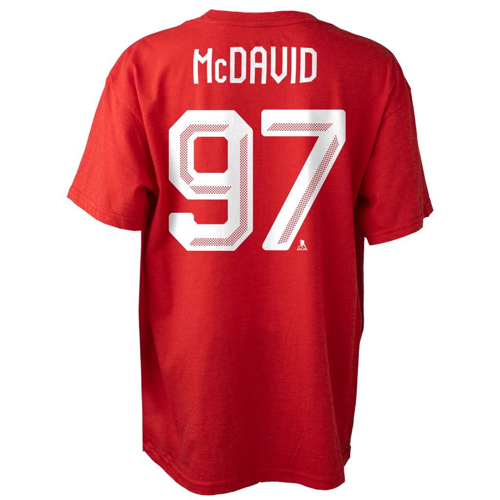 Hockey Canada Youth Player T-Shirt Connor McDavid Canada Men's National Ice Hockey Team 2026