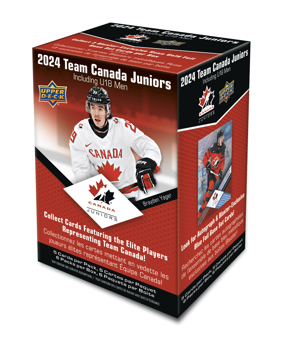 Team Canada Hockey 2024 Blaster Box Trading Cards Upper Deck