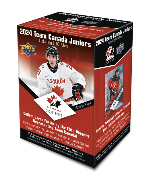 Team Canada Hockey 2024 Blaster Box Trading Cards Upper Deck