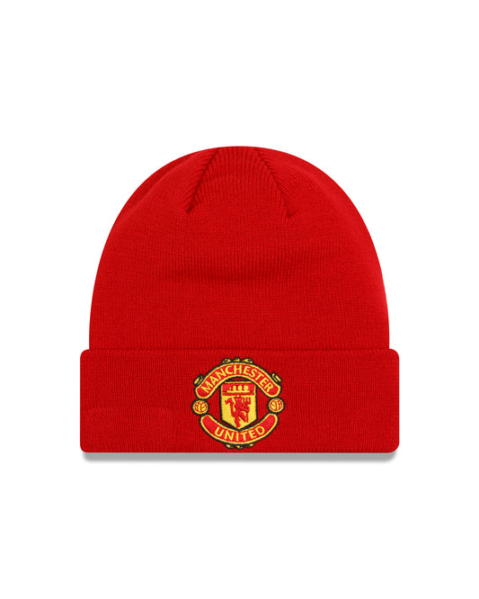 EPL Knit Hat Red Core Cuff Beanie Manchester United F.C.