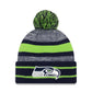 NFL Knit Hat Pom Cuff Seahawks