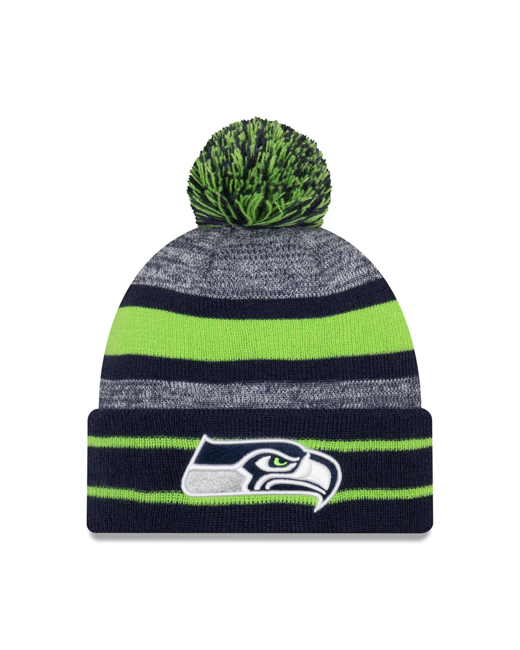 NFL Knit Hat Pom Cuff Seahawks