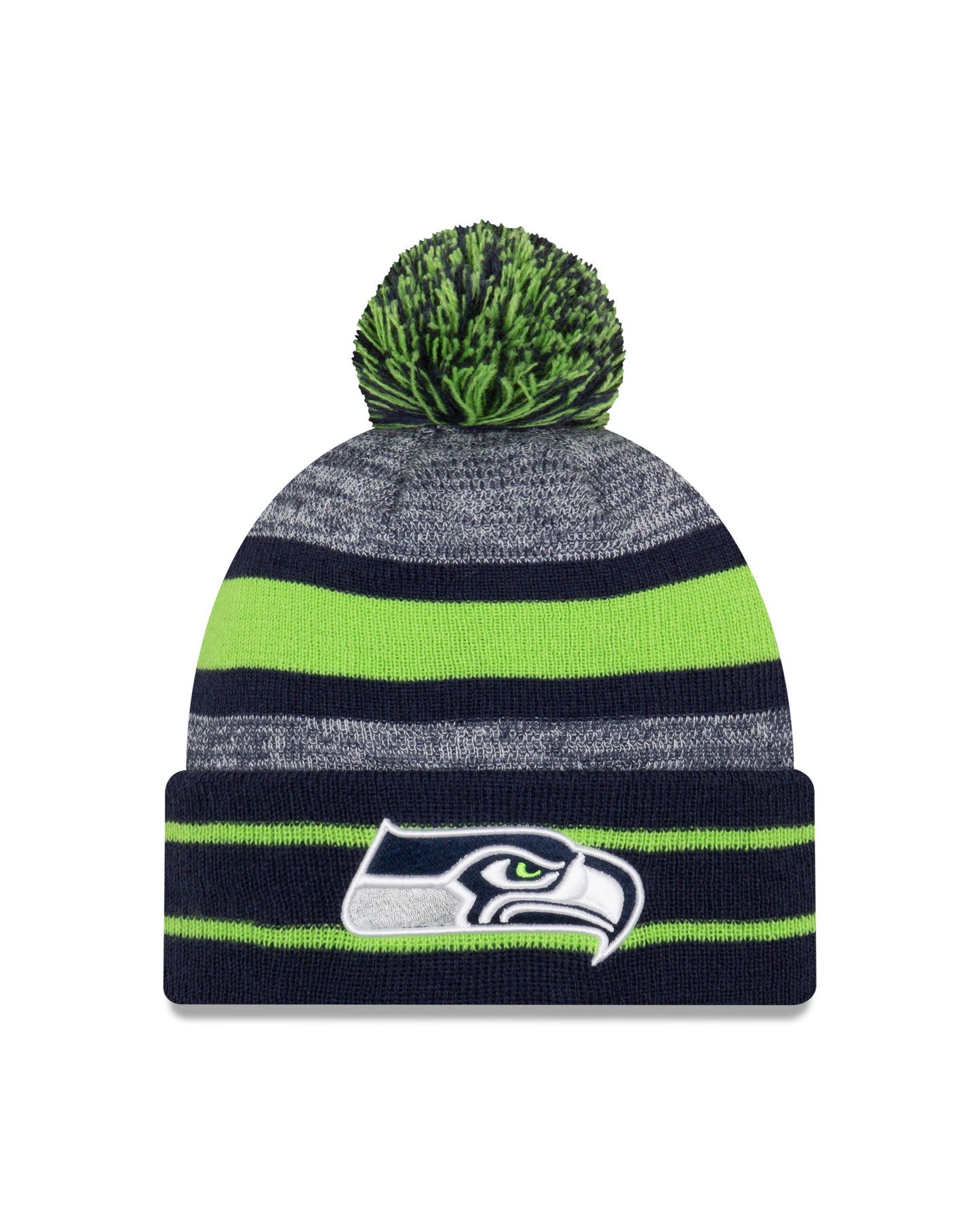 NFL Knit Hat Pom Cuff Seahawks