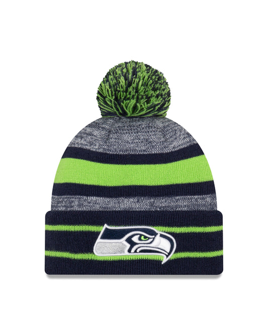 NFL Knit Hat Pom Cuff Seahawks